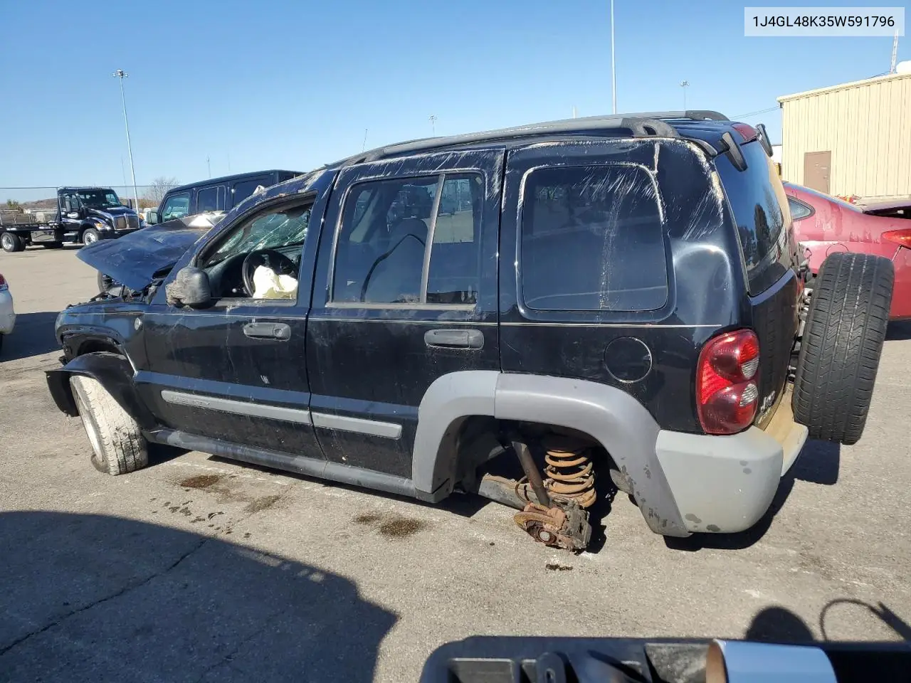 1J4GL48K35W591796 2005 Jeep Liberty Sport