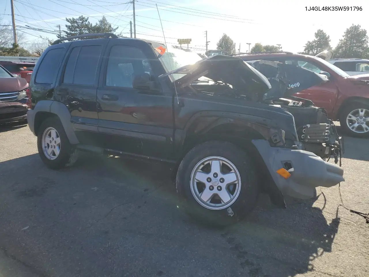 1J4GL48K35W591796 2005 Jeep Liberty Sport