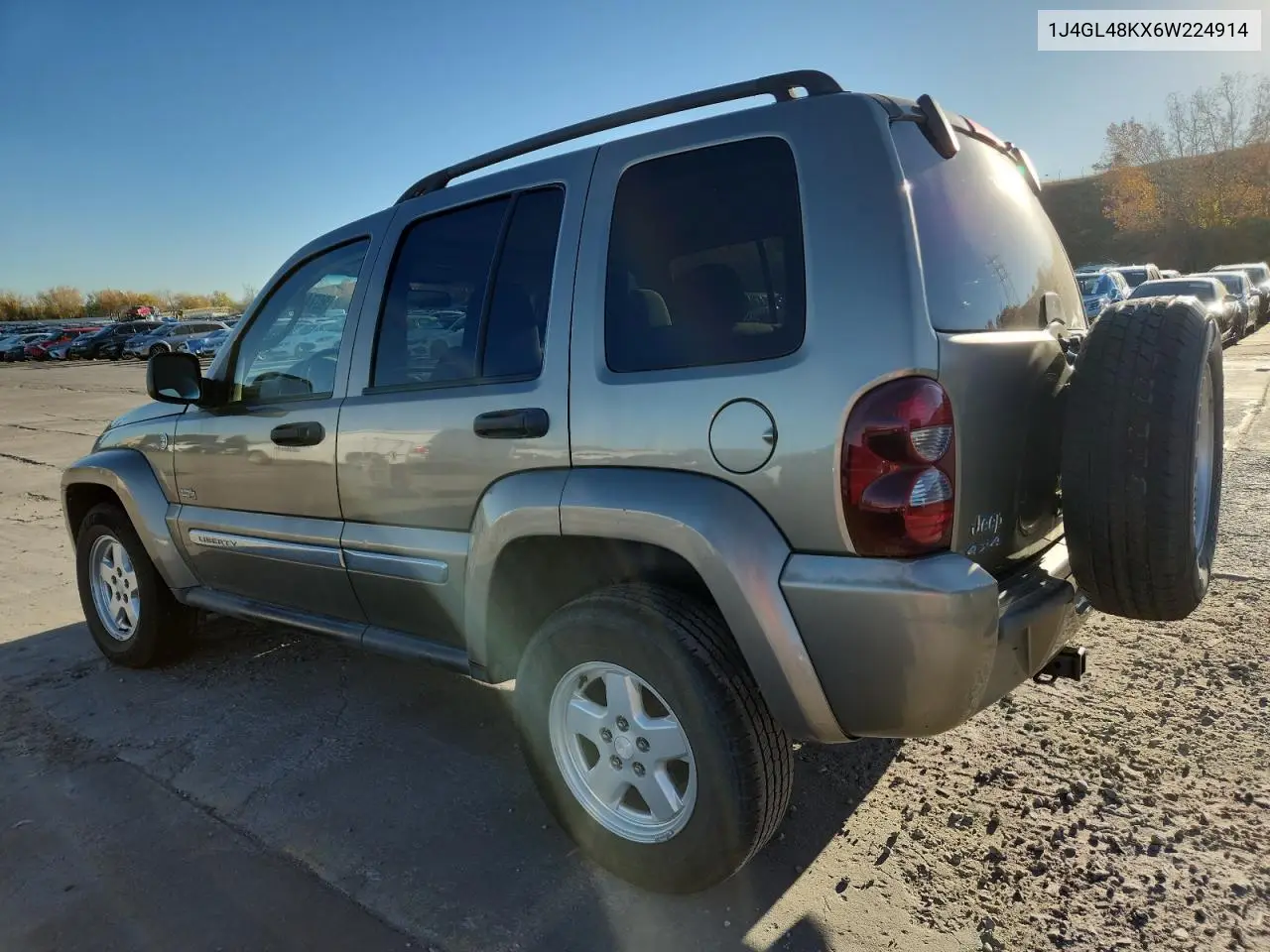1J4GL48KX6W224914 2006 Jeep Liberty Sport