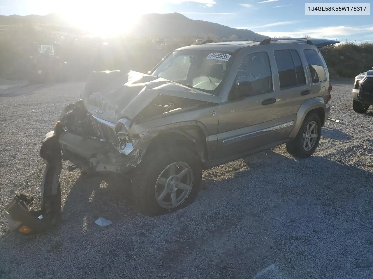 1J4GL58K56W178317 2006 Jeep Liberty Limited