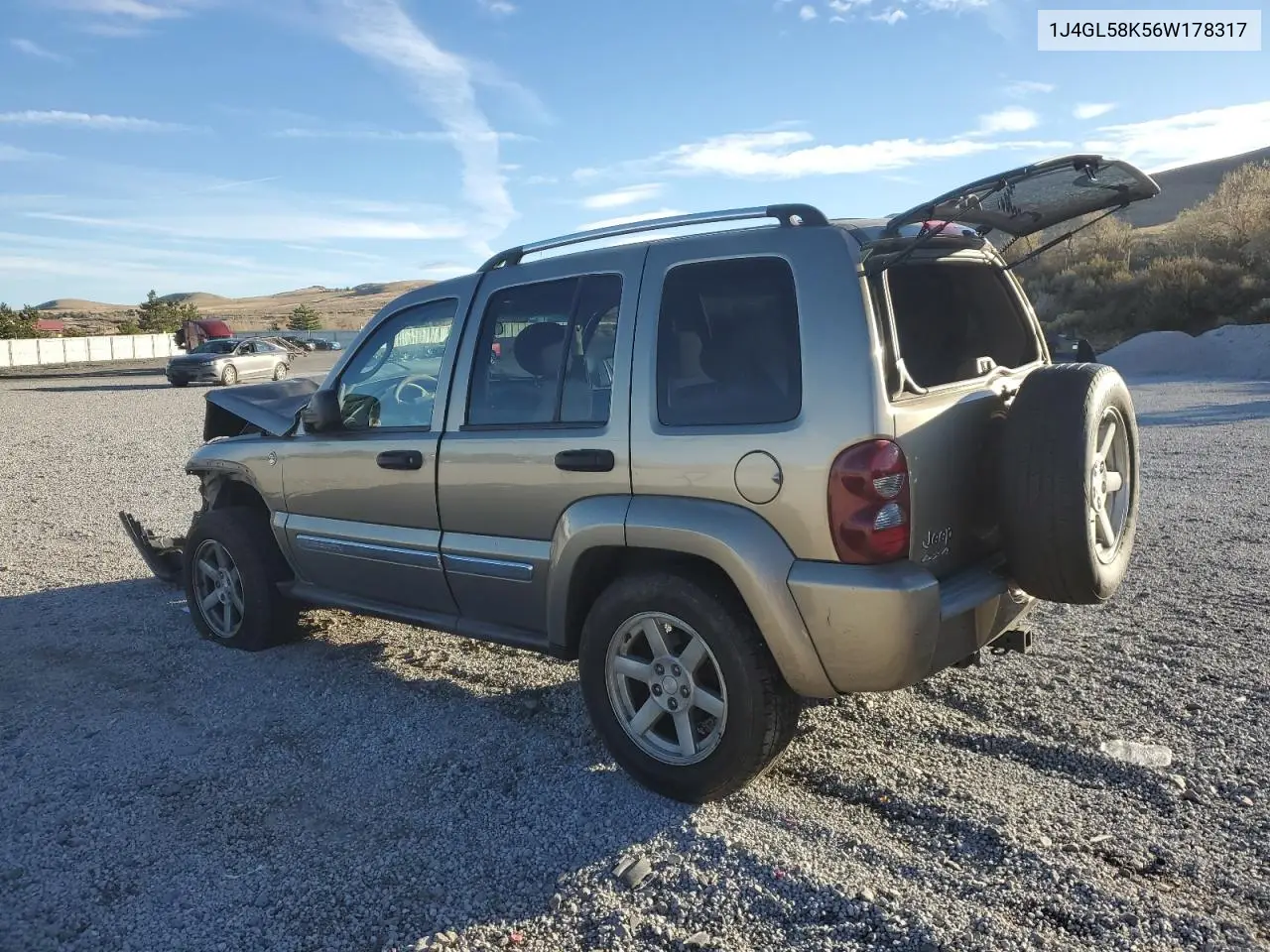 1J4GL58K56W178317 2006 Jeep Liberty Limited