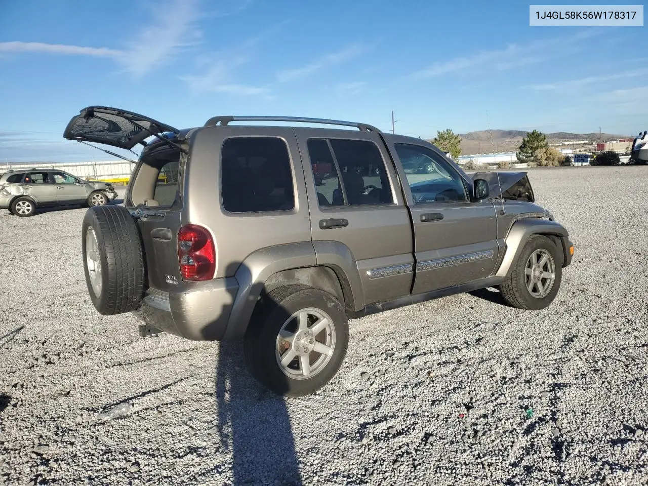 1J4GL58K56W178317 2006 Jeep Liberty Limited