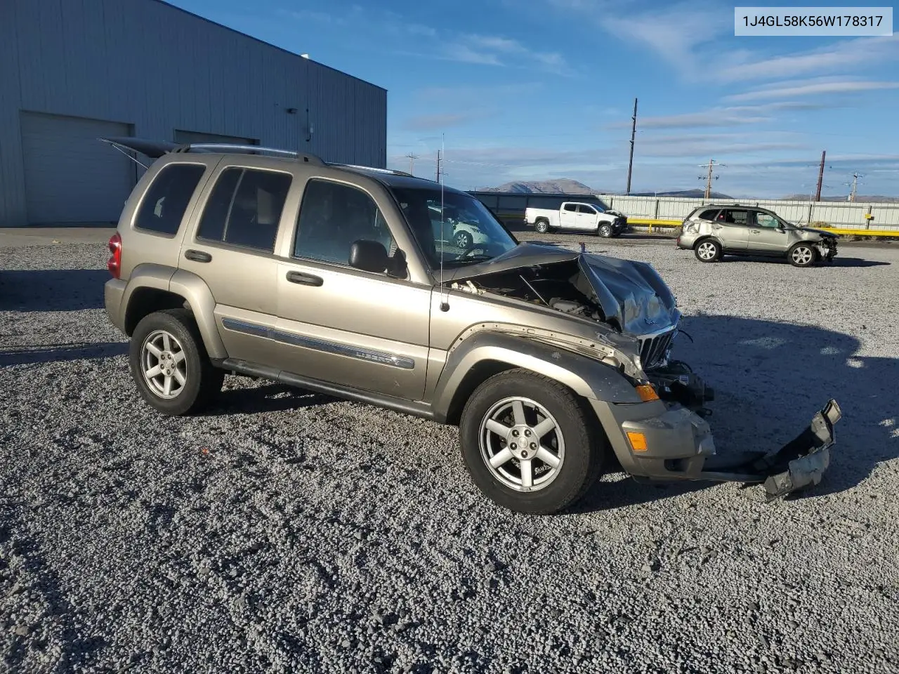 1J4GL58K56W178317 2006 Jeep Liberty Limited