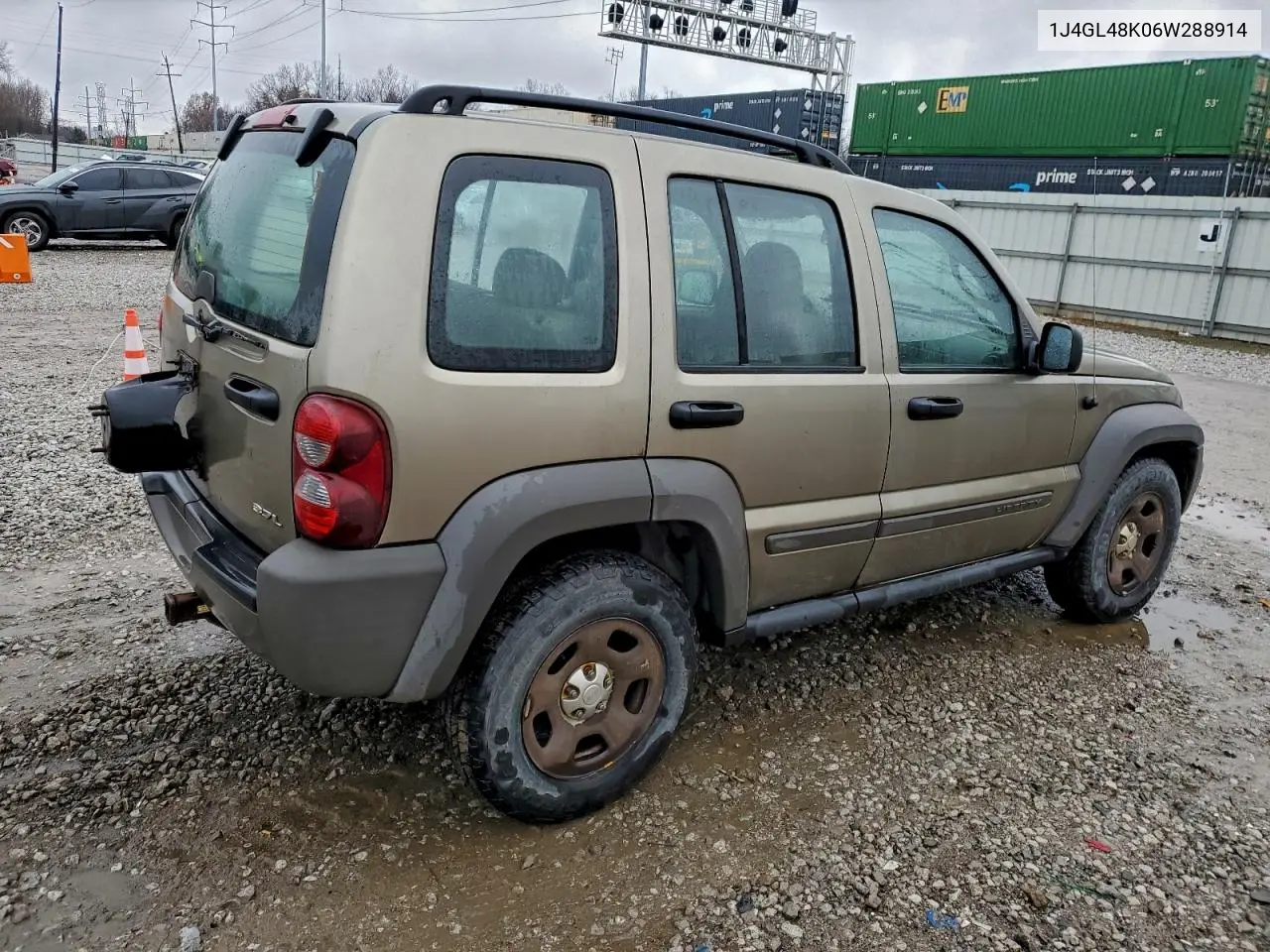 1J4GL48K06W288914 2006 Jeep Liberty Sport