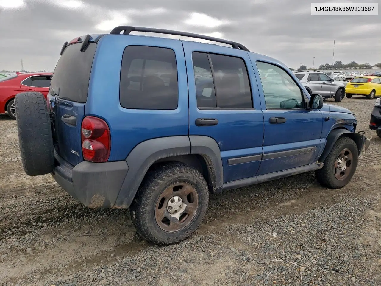 1J4GL48K86W203687 2006 Jeep Liberty Sport