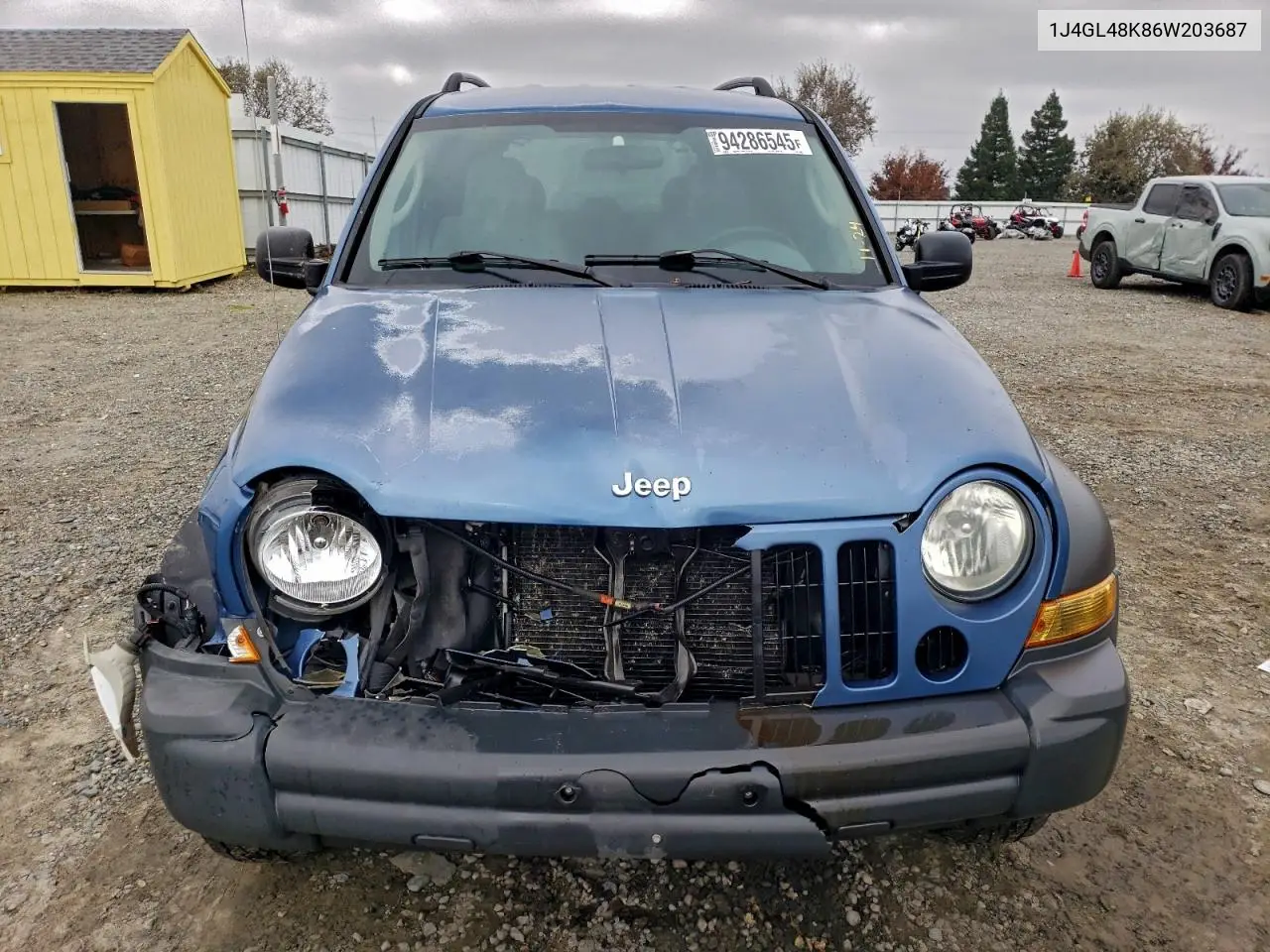 1J4GL48K86W203687 2006 Jeep Liberty Sport
