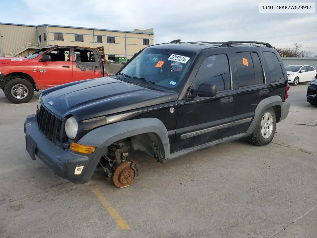 1J4GL48K87W523917 2007 Jeep Liberty Sport