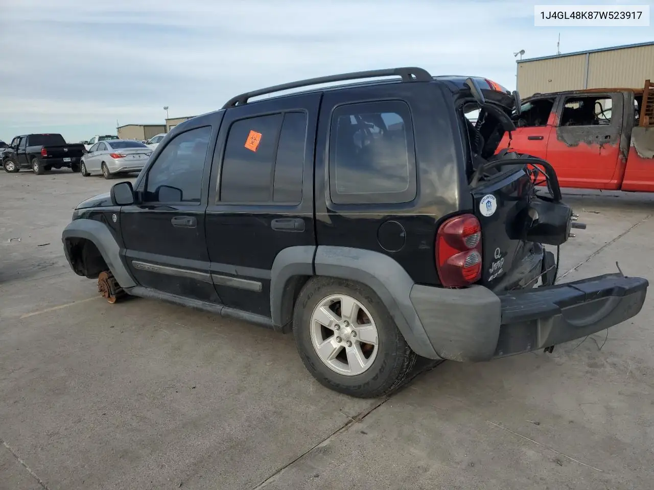 1J4GL48K87W523917 2007 Jeep Liberty Sport