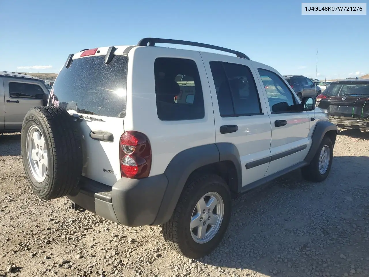 1J4GL48K07W721276 2007 Jeep Liberty Sport