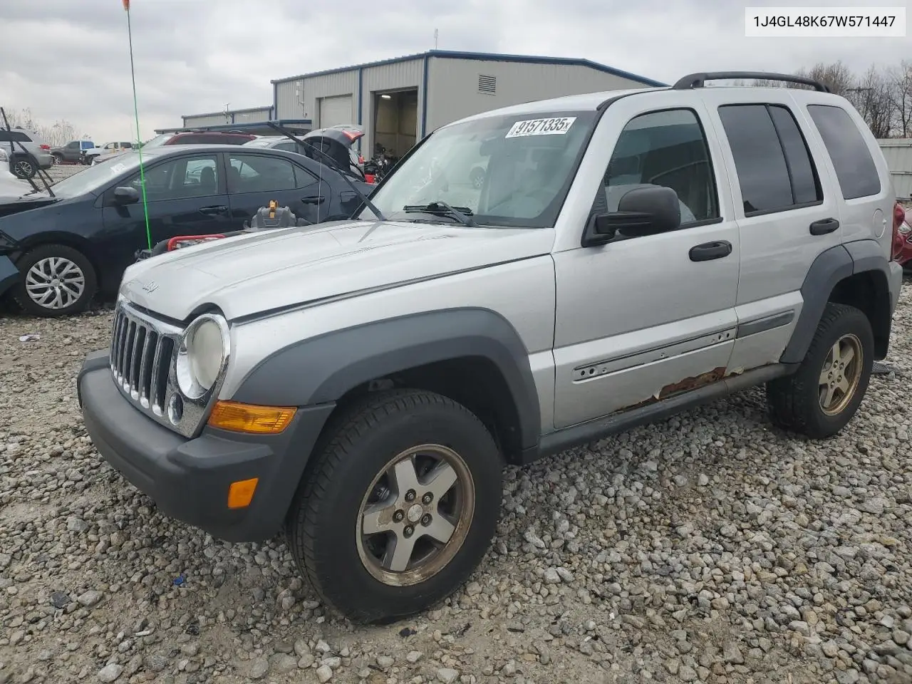 1J4GL48K67W571447 2007 Jeep Liberty Sport