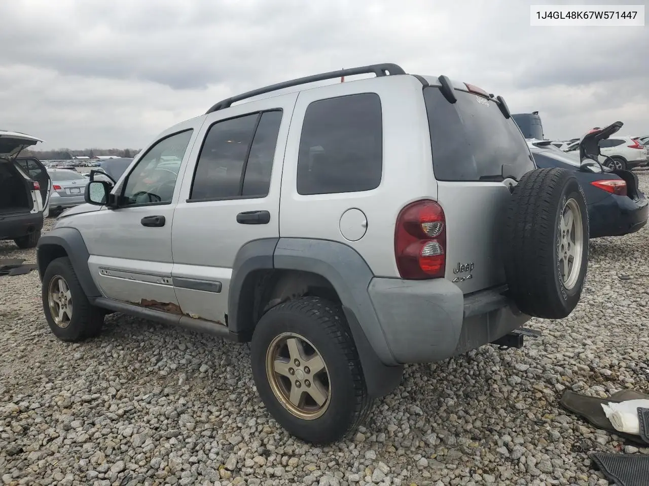 1J4GL48K67W571447 2007 Jeep Liberty Sport