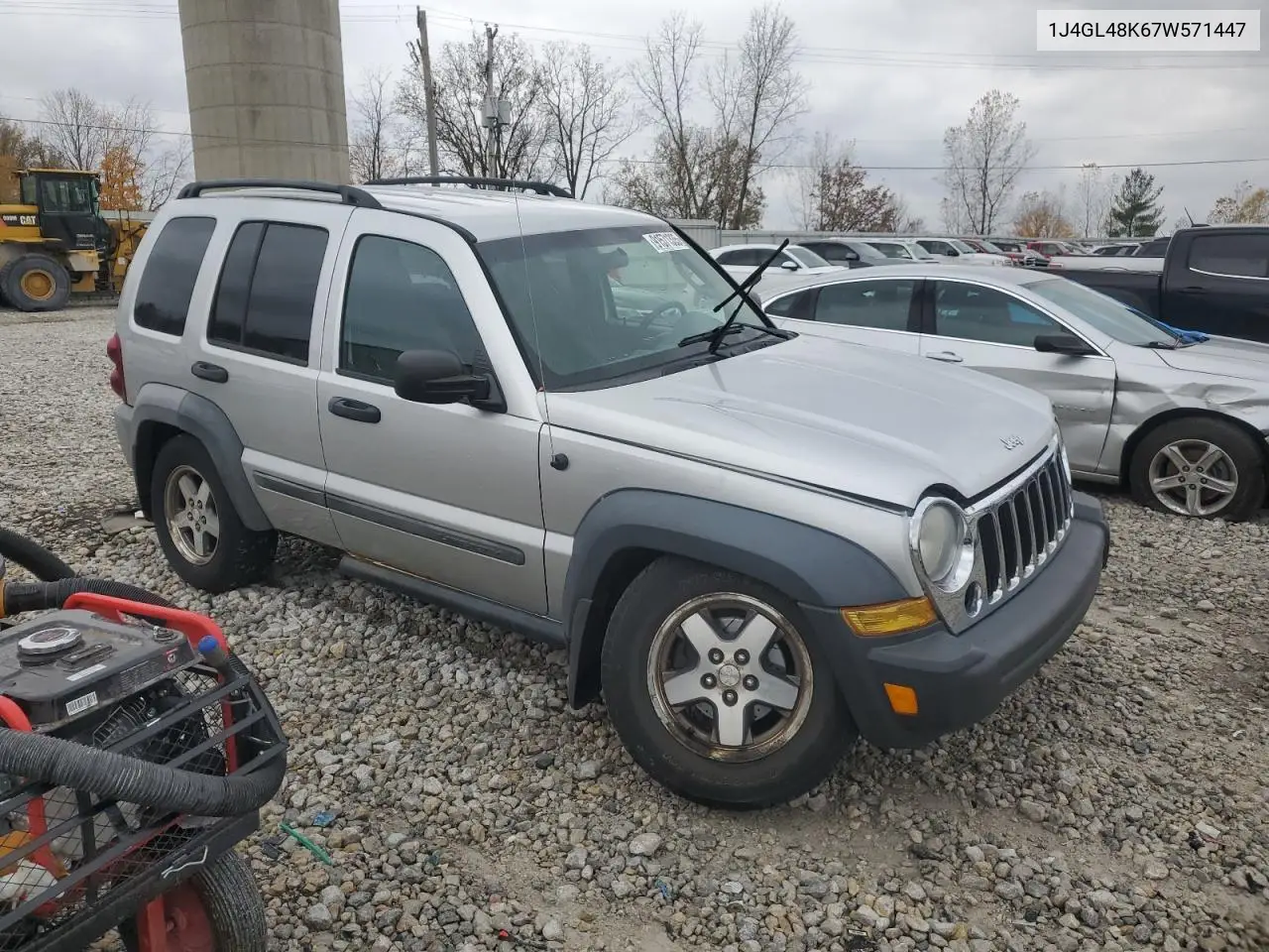 1J4GL48K67W571447 2007 Jeep Liberty Sport