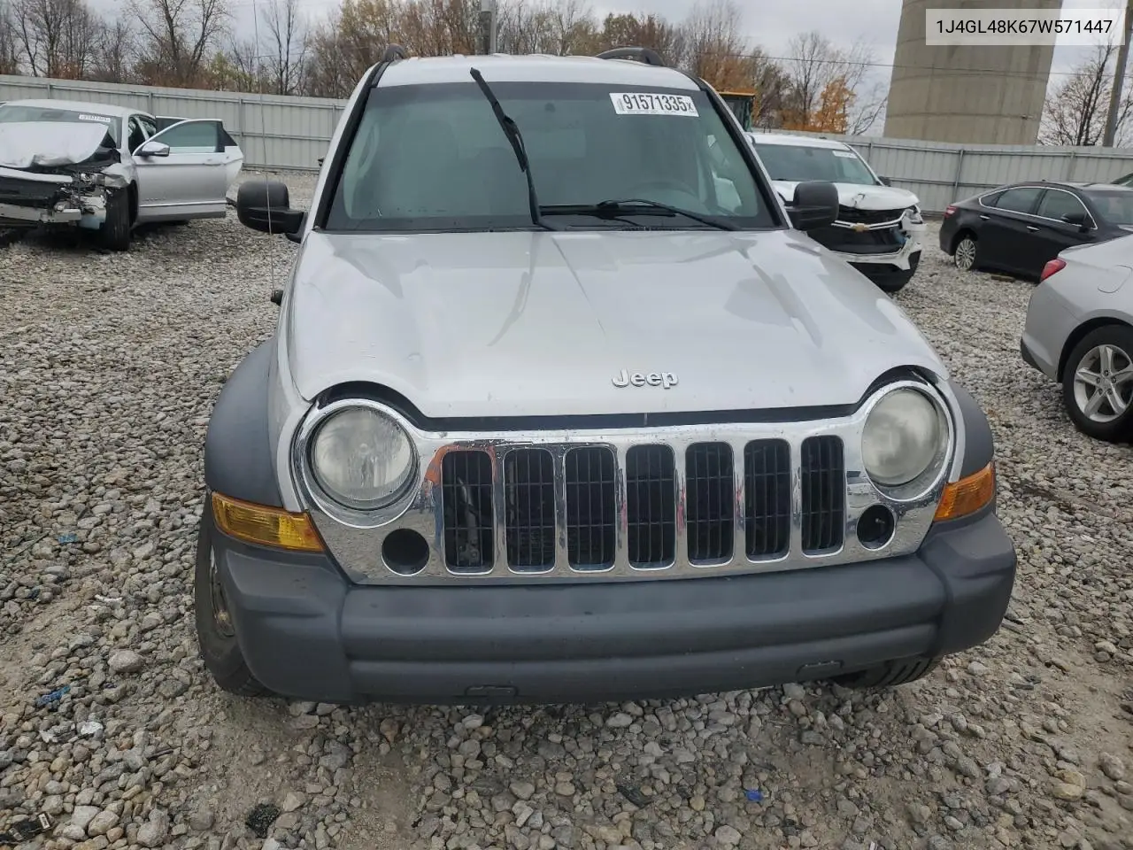1J4GL48K67W571447 2007 Jeep Liberty Sport