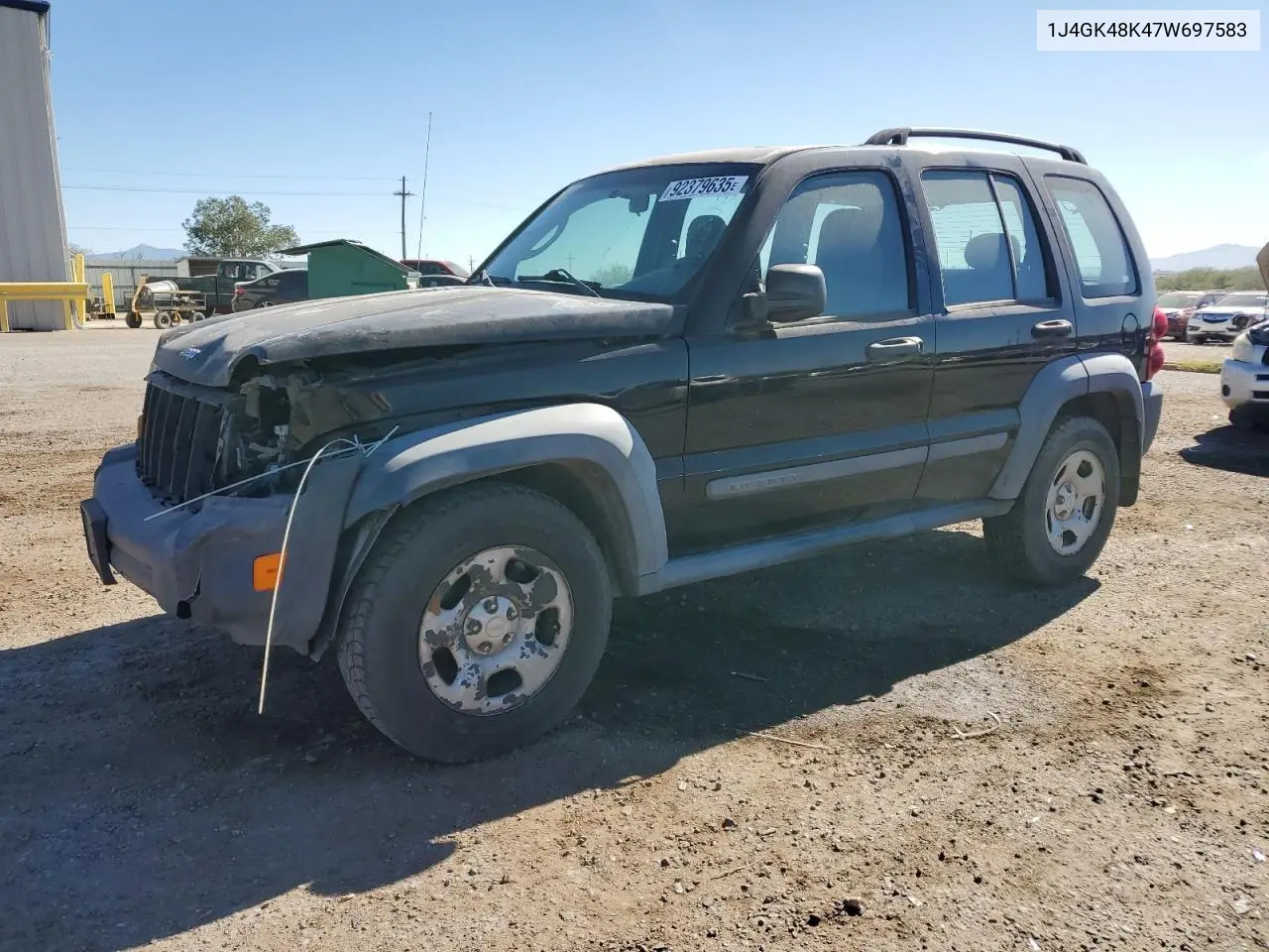 1J4GK48K47W697583 2007 Jeep Liberty Sport