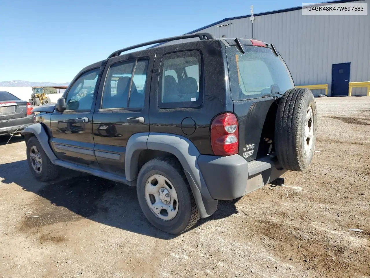 1J4GK48K47W697583 2007 Jeep Liberty Sport