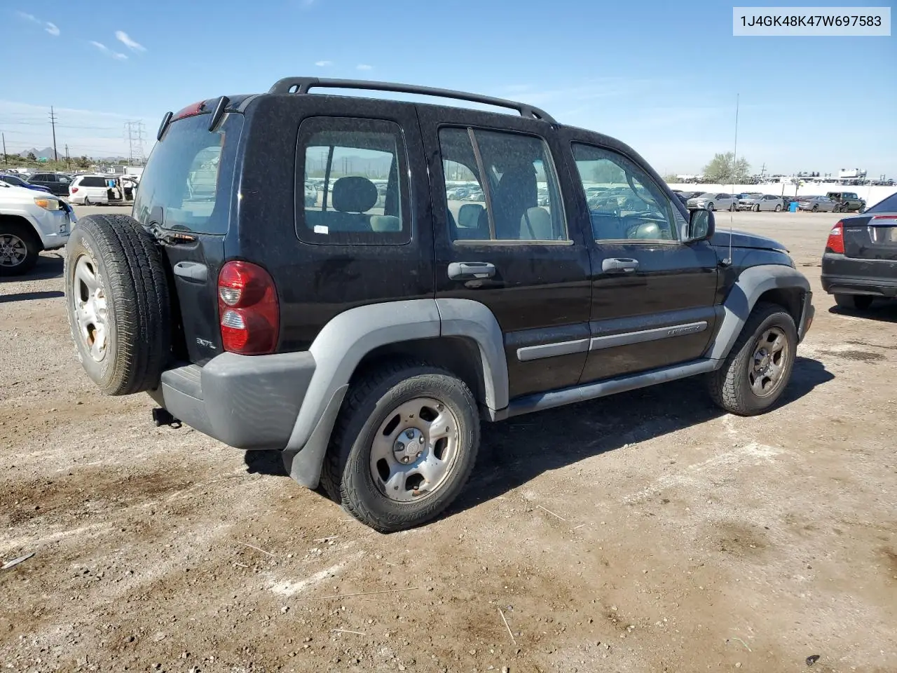 1J4GK48K47W697583 2007 Jeep Liberty Sport
