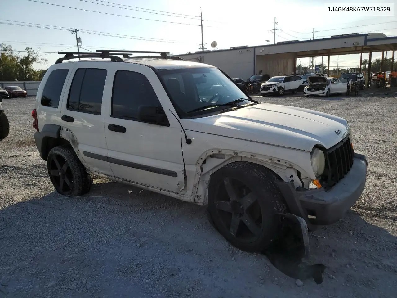 1J4GK48K67W718529 2007 Jeep Liberty Sport