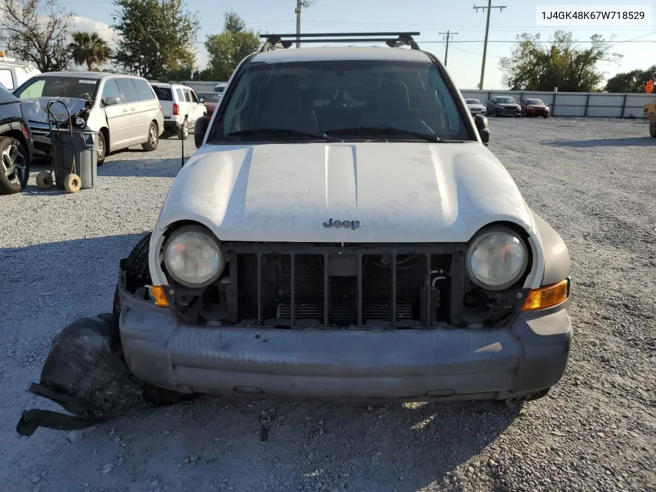 1J4GK48K67W718529 2007 Jeep Liberty Sport