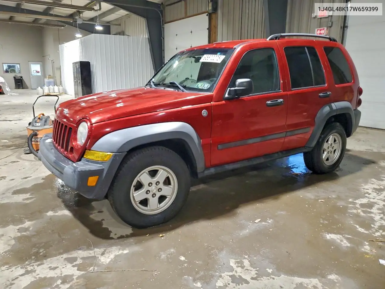 1J4GL48K17W659399 2007 Jeep Liberty Sport