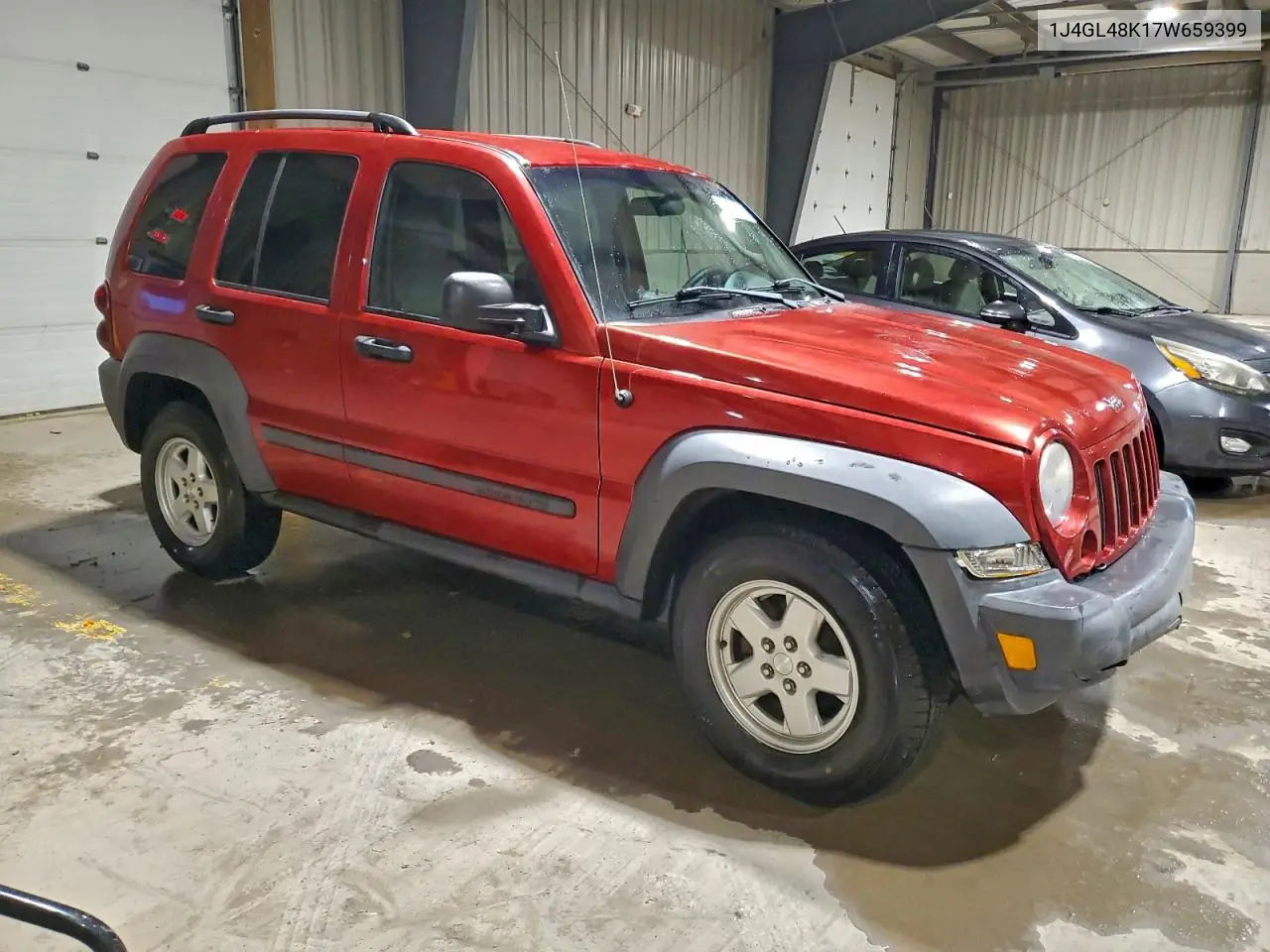 1J4GL48K17W659399 2007 Jeep Liberty Sport