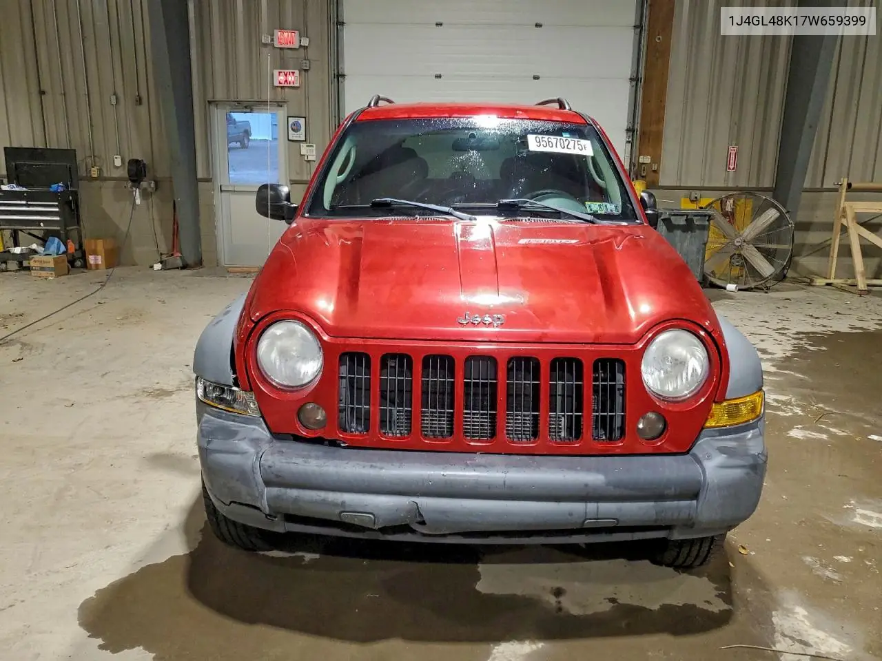 1J4GL48K17W659399 2007 Jeep Liberty Sport