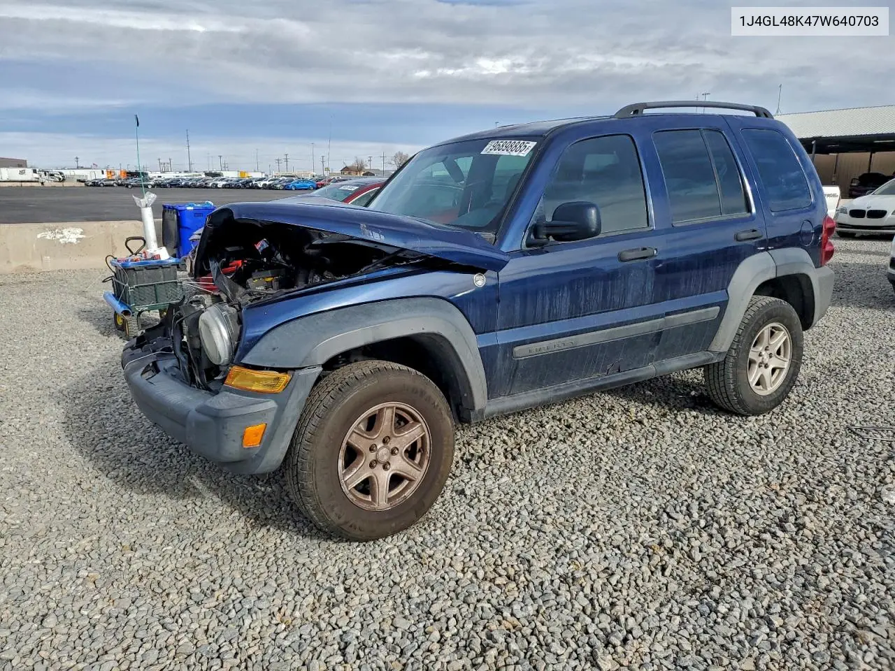 1J4GL48K47W640703 2007 Jeep Liberty Sport