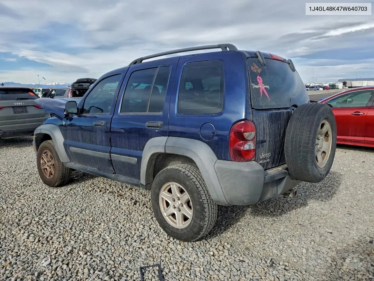 1J4GL48K47W640703 2007 Jeep Liberty Sport