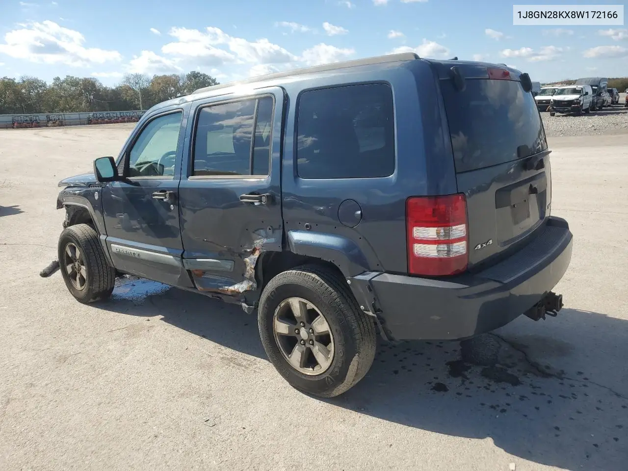1J8GN28KX8W172166 2008 Jeep Liberty Sport