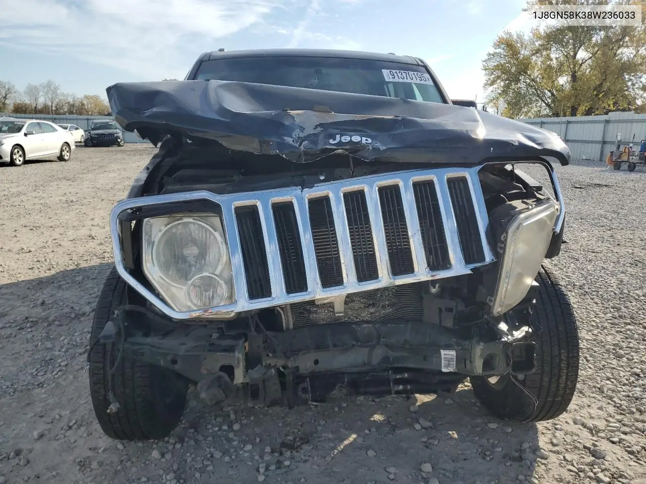 1J8GN58K38W236033 2008 Jeep Liberty Limited