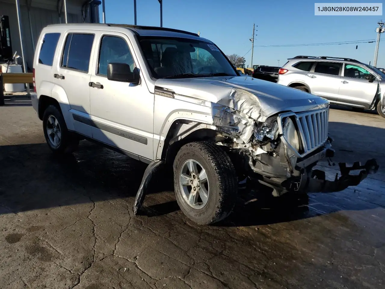 1J8GN28K08W240457 2008 Jeep Liberty Sport