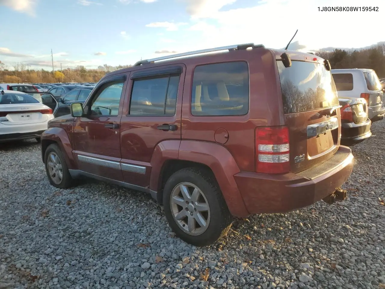 1J8GN58K08W159542 2008 Jeep Liberty Limited