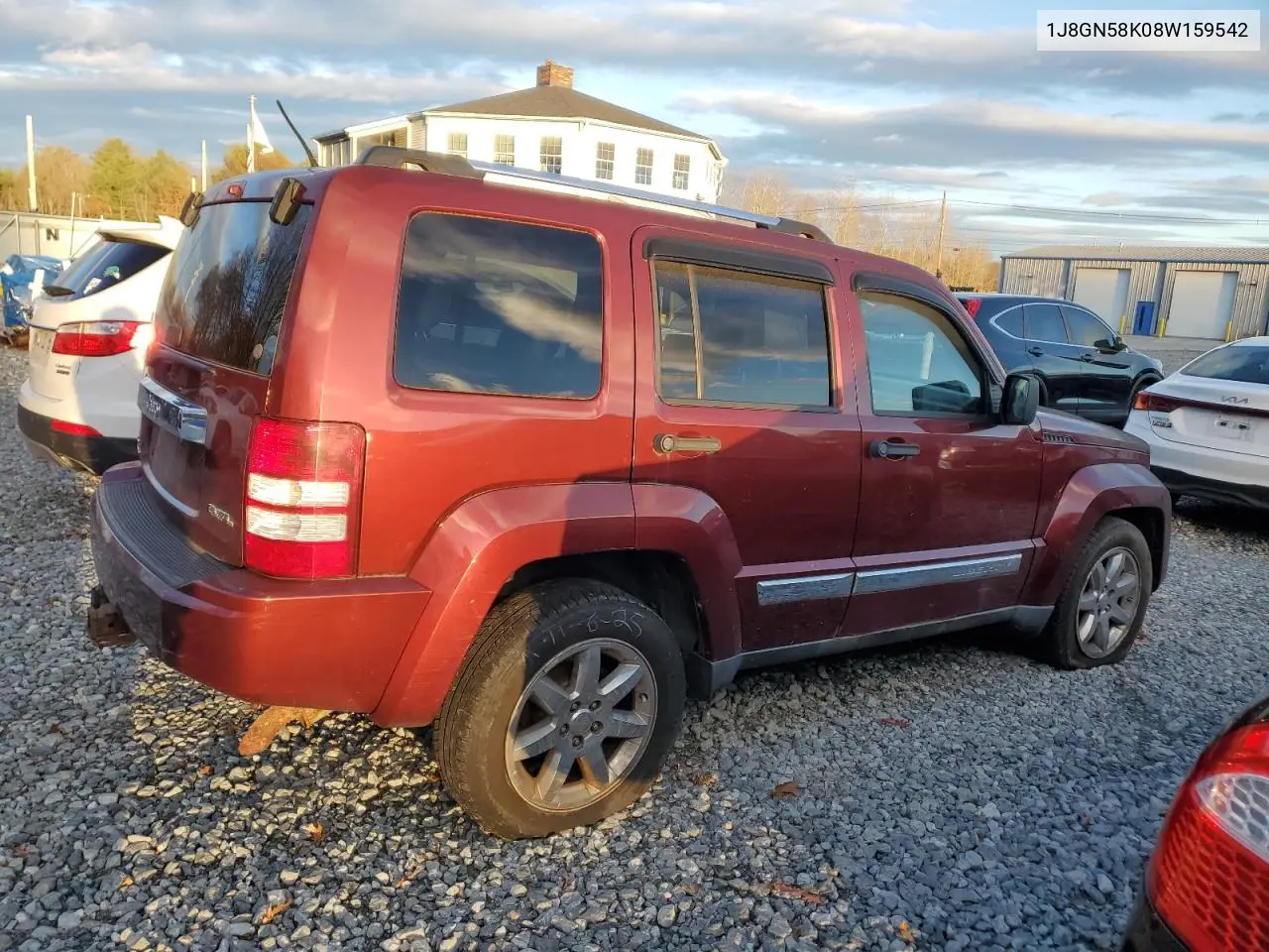 1J8GN58K08W159542 2008 Jeep Liberty Limited