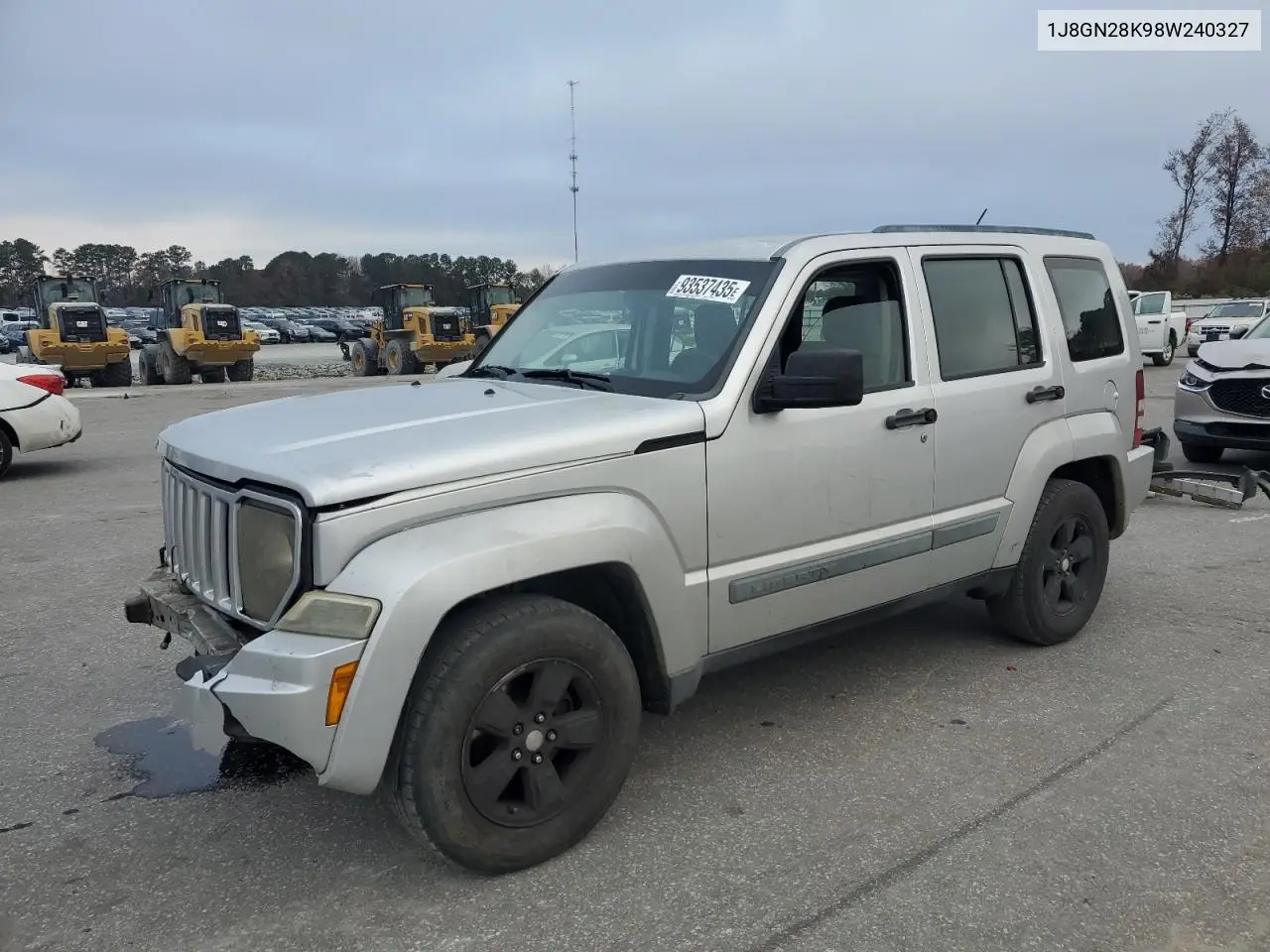 1J8GN28K98W240327 2008 Jeep Liberty Sport