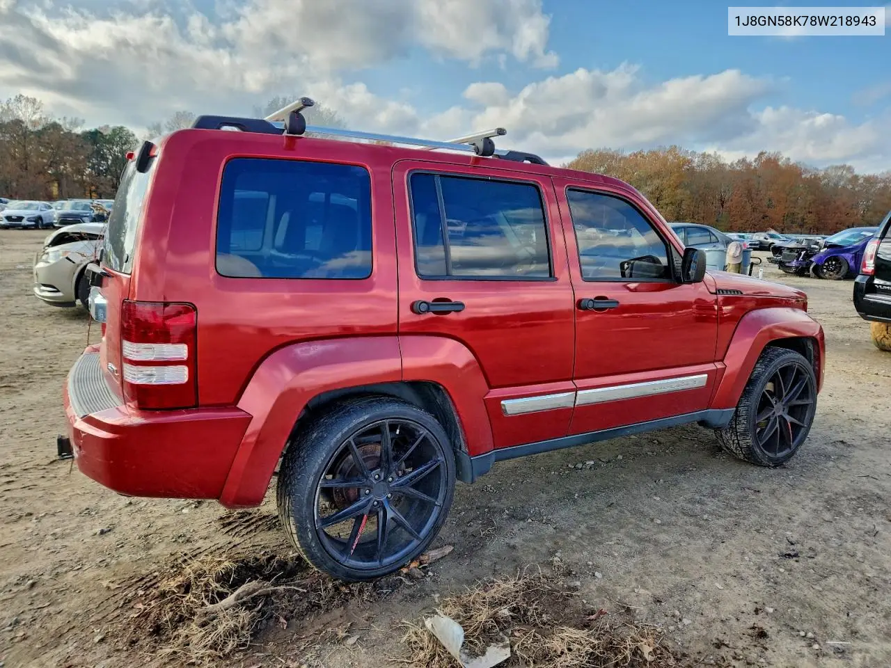 1J8GN58K78W218943 2008 Jeep Liberty Limited