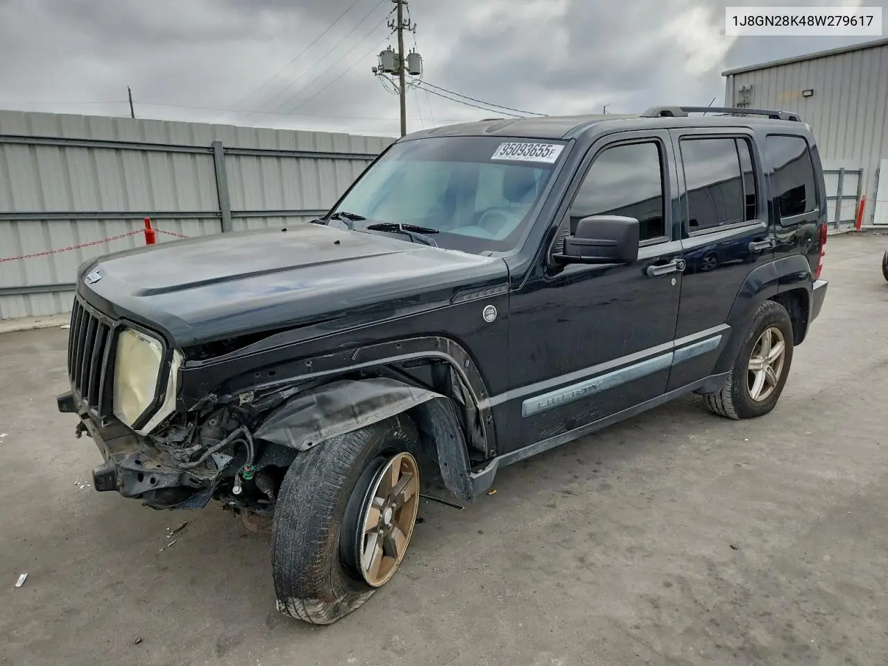 1J8GN28K48W279617 2008 Jeep Liberty Sport