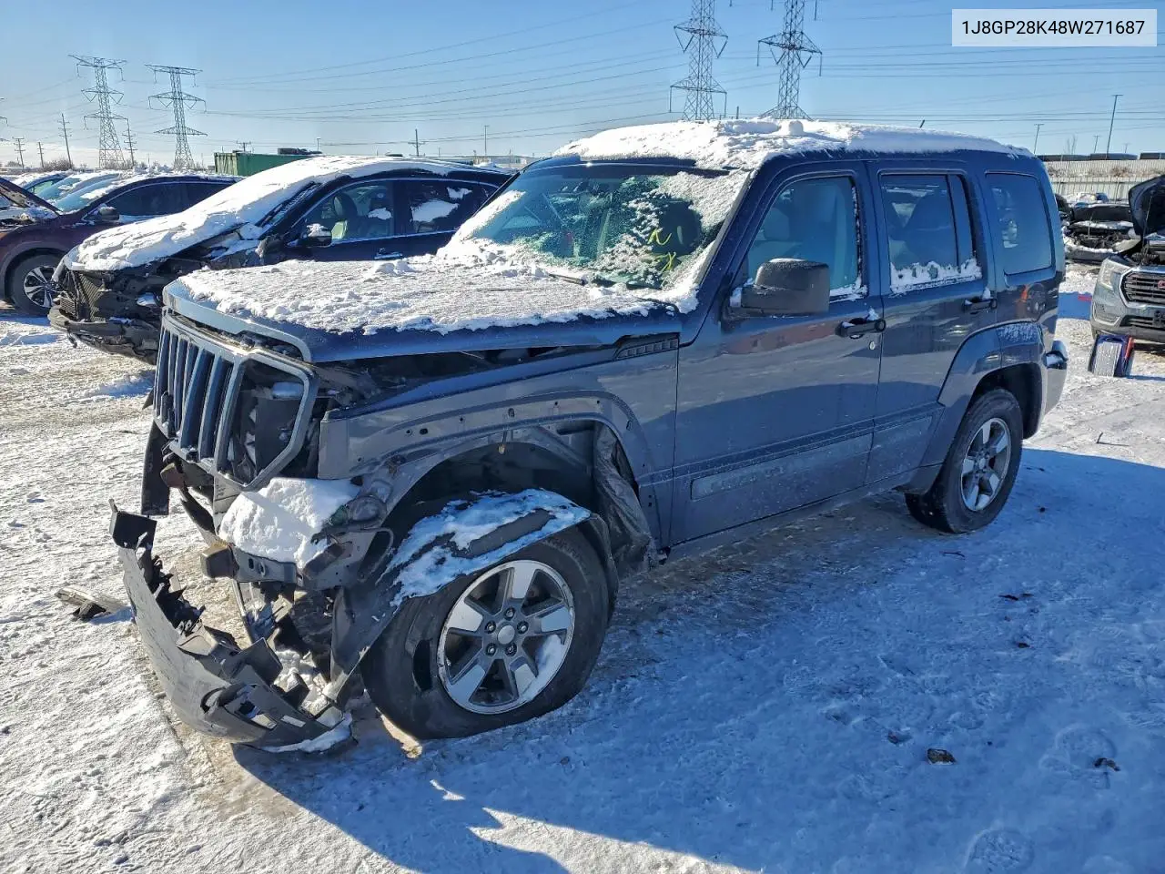 1J8GP28K48W271687 2008 Jeep Liberty Sport