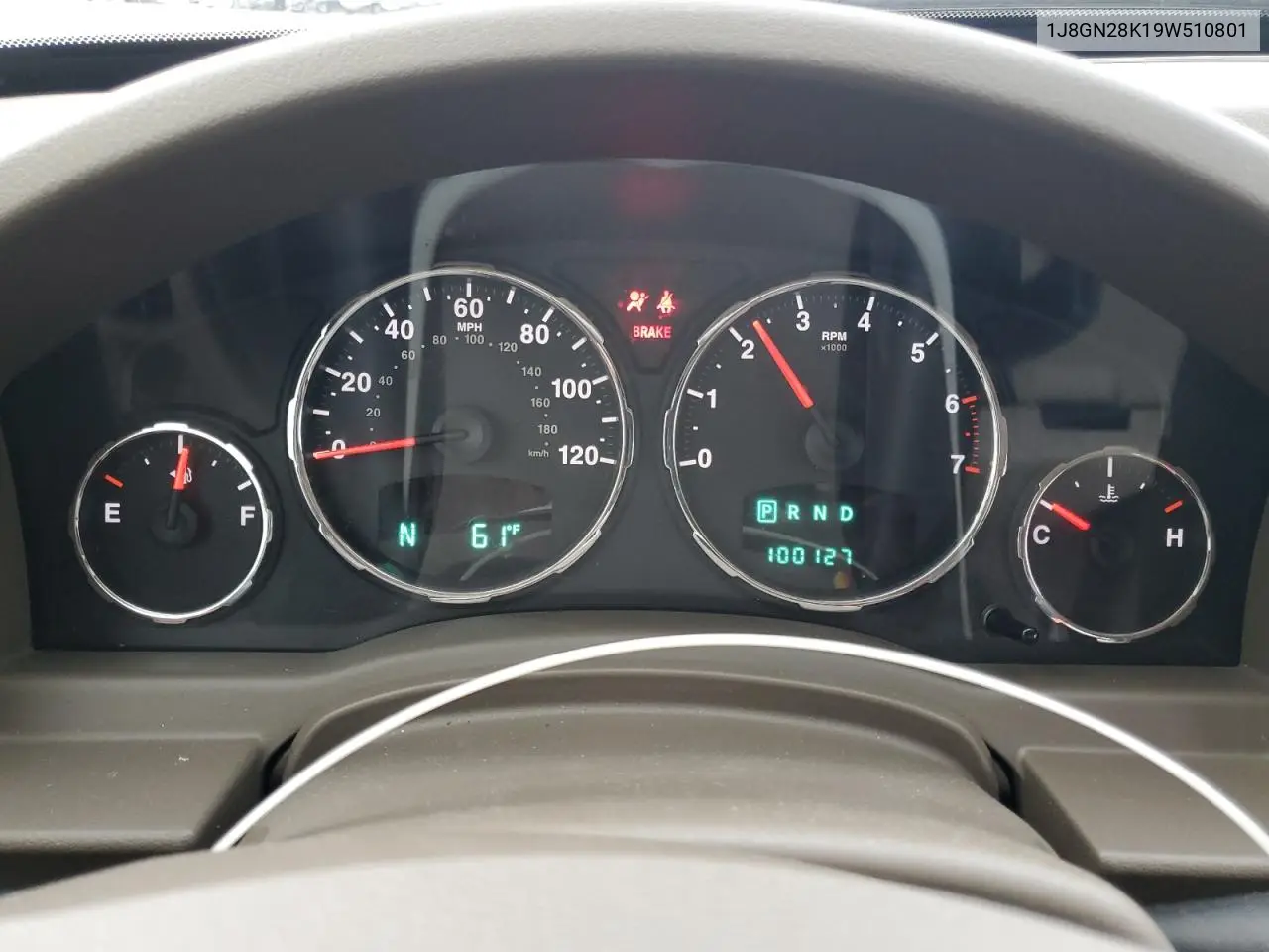 1J8GN28K19W510801 2009 Jeep Liberty Sport