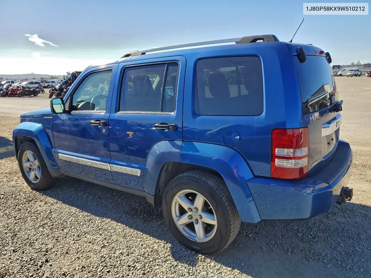 1J8GP58KX9W510212 2009 Jeep Liberty Limited