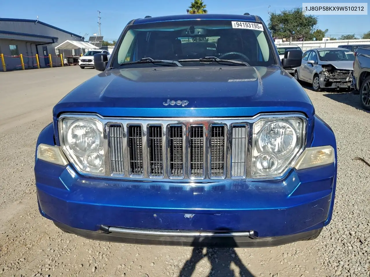 1J8GP58KX9W510212 2009 Jeep Liberty Limited