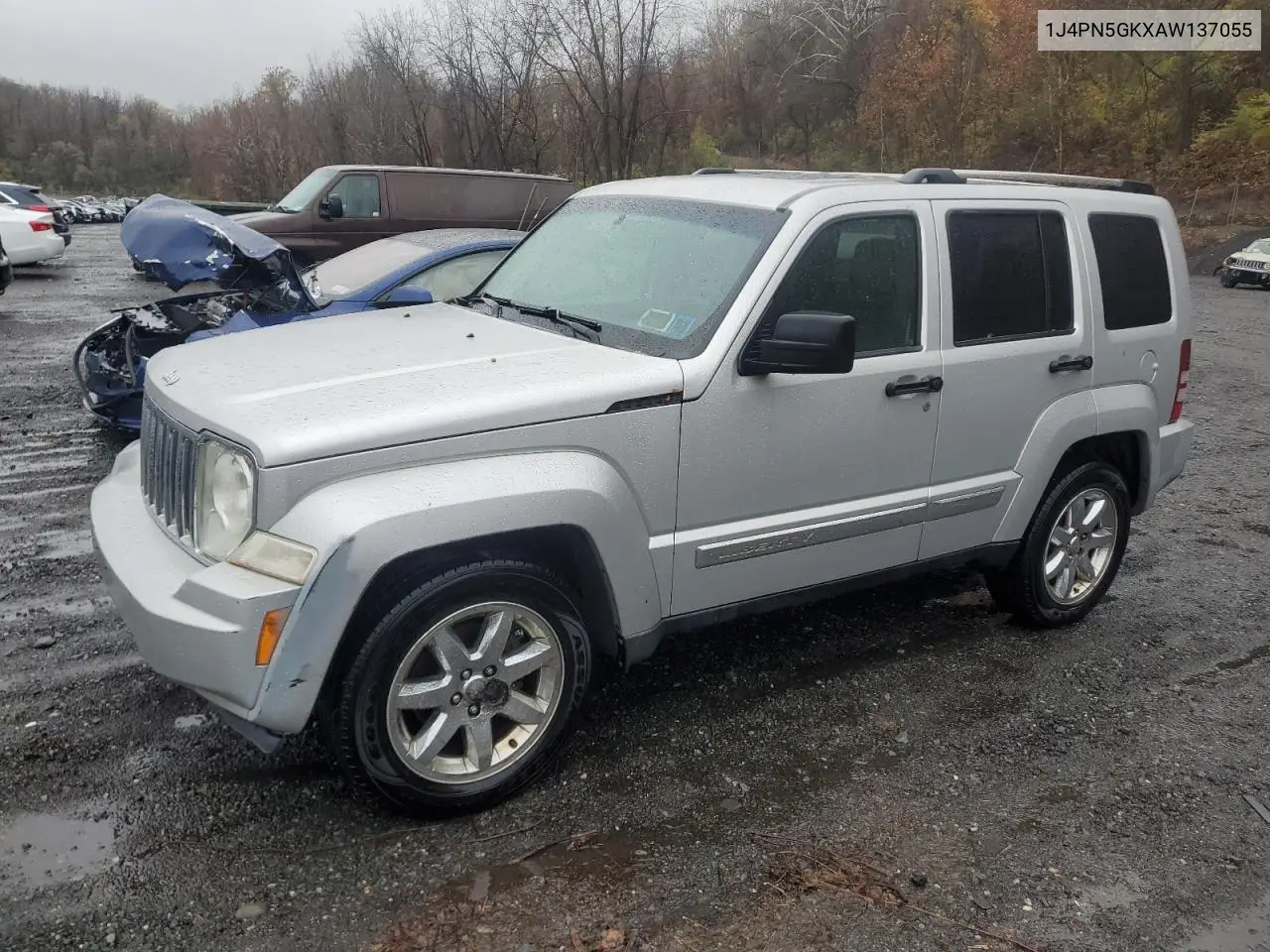 1J4PN5GKXAW137055 2010 Jeep Liberty Limited