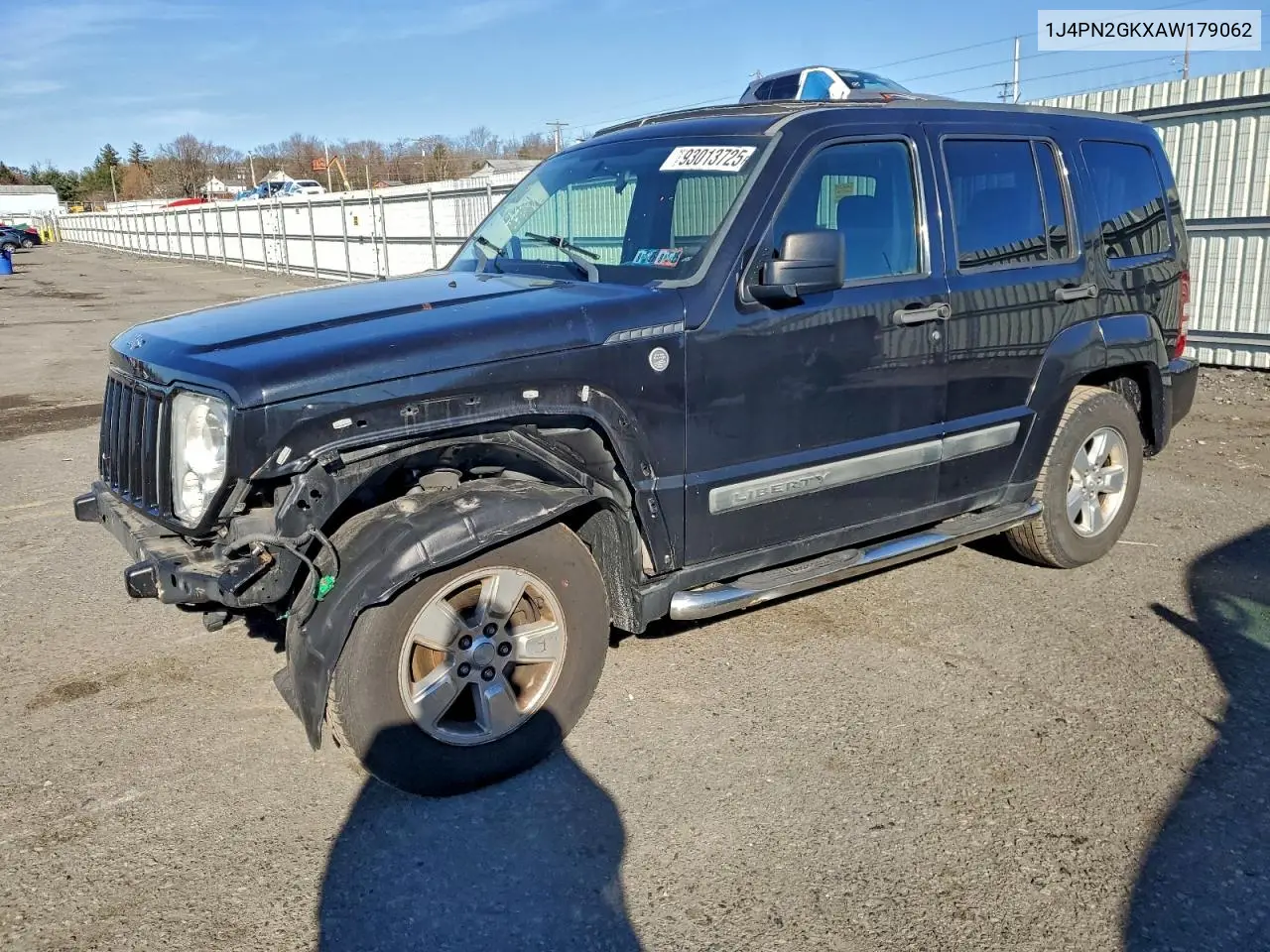 1J4PN2GKXAW179062 2010 Jeep Liberty Sport