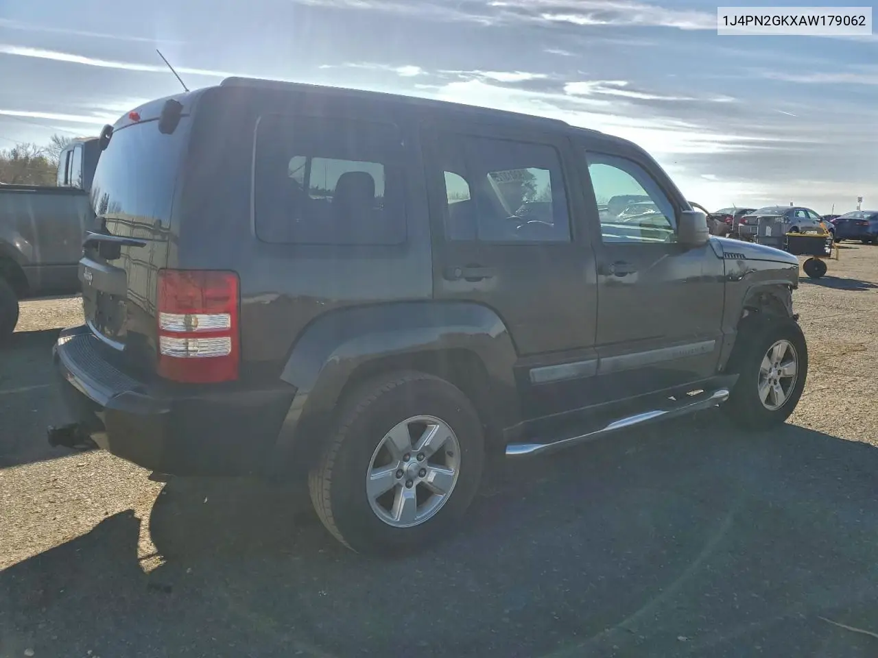 1J4PN2GKXAW179062 2010 Jeep Liberty Sport