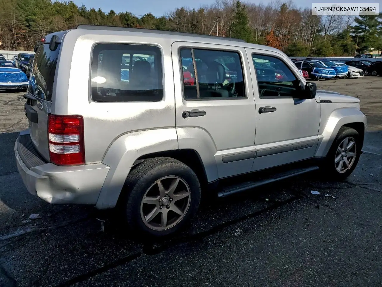 1J4PN2GK6AW135494 2010 Jeep Liberty Sport