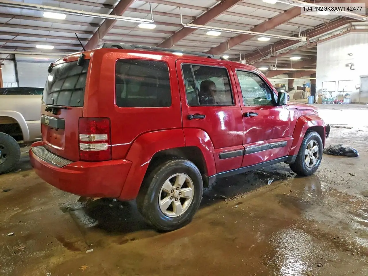 1J4PN2GK8AW142477 2010 Jeep Liberty Sport