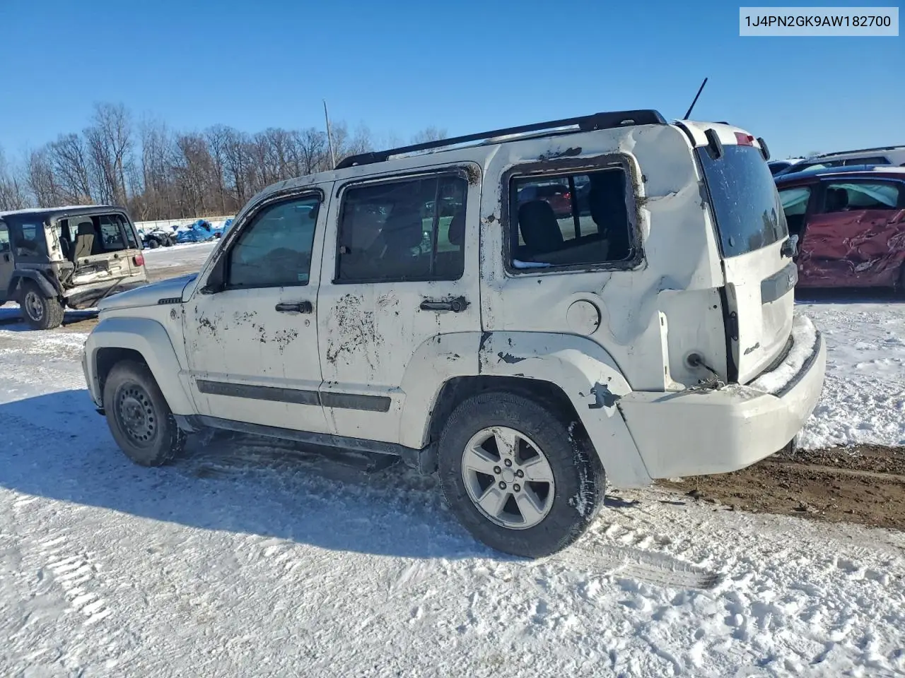 1J4PN2GK9AW182700 2010 Jeep Liberty Sport