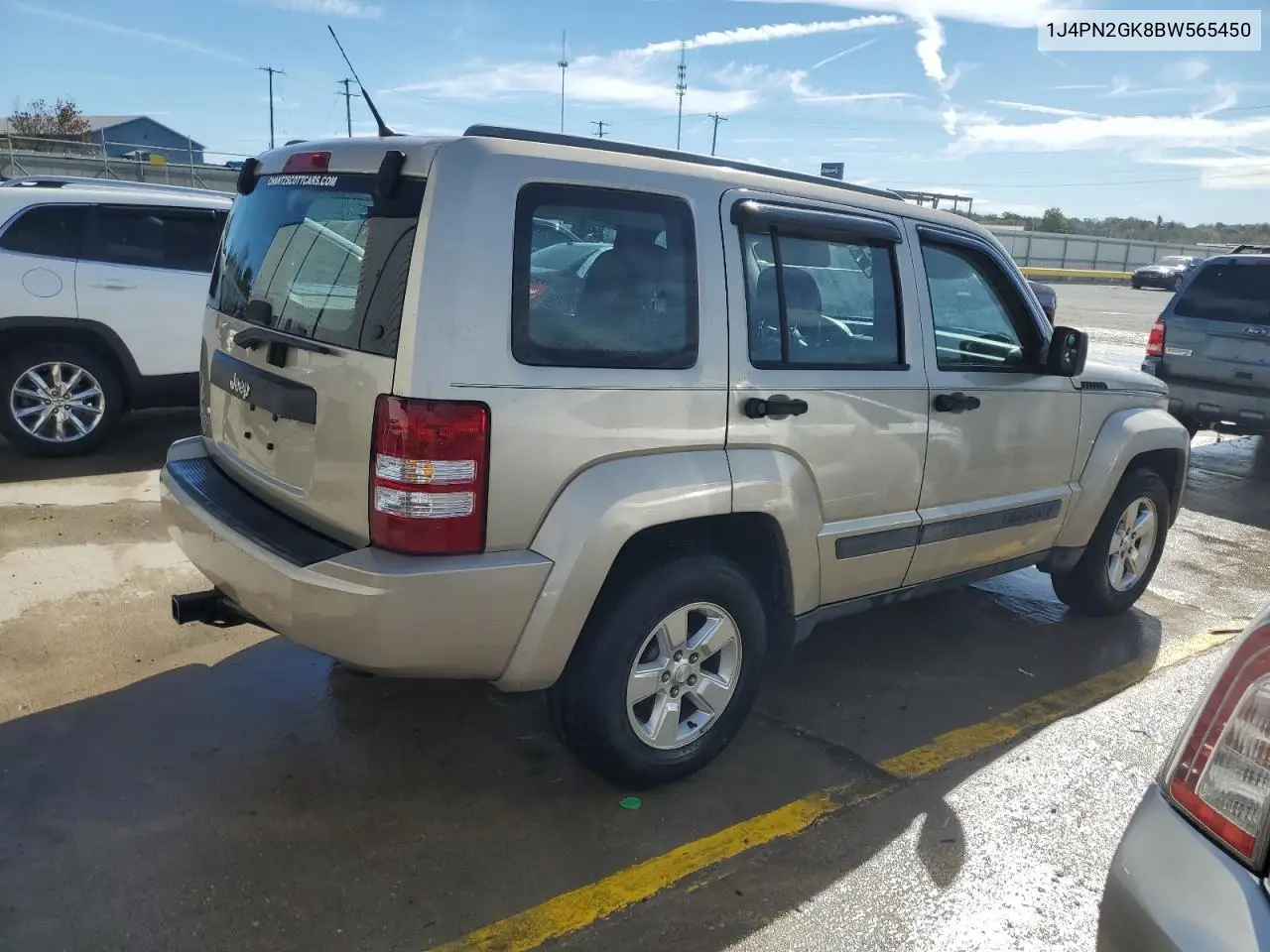 1J4PN2GK8BW565450 2011 Jeep Liberty Sport