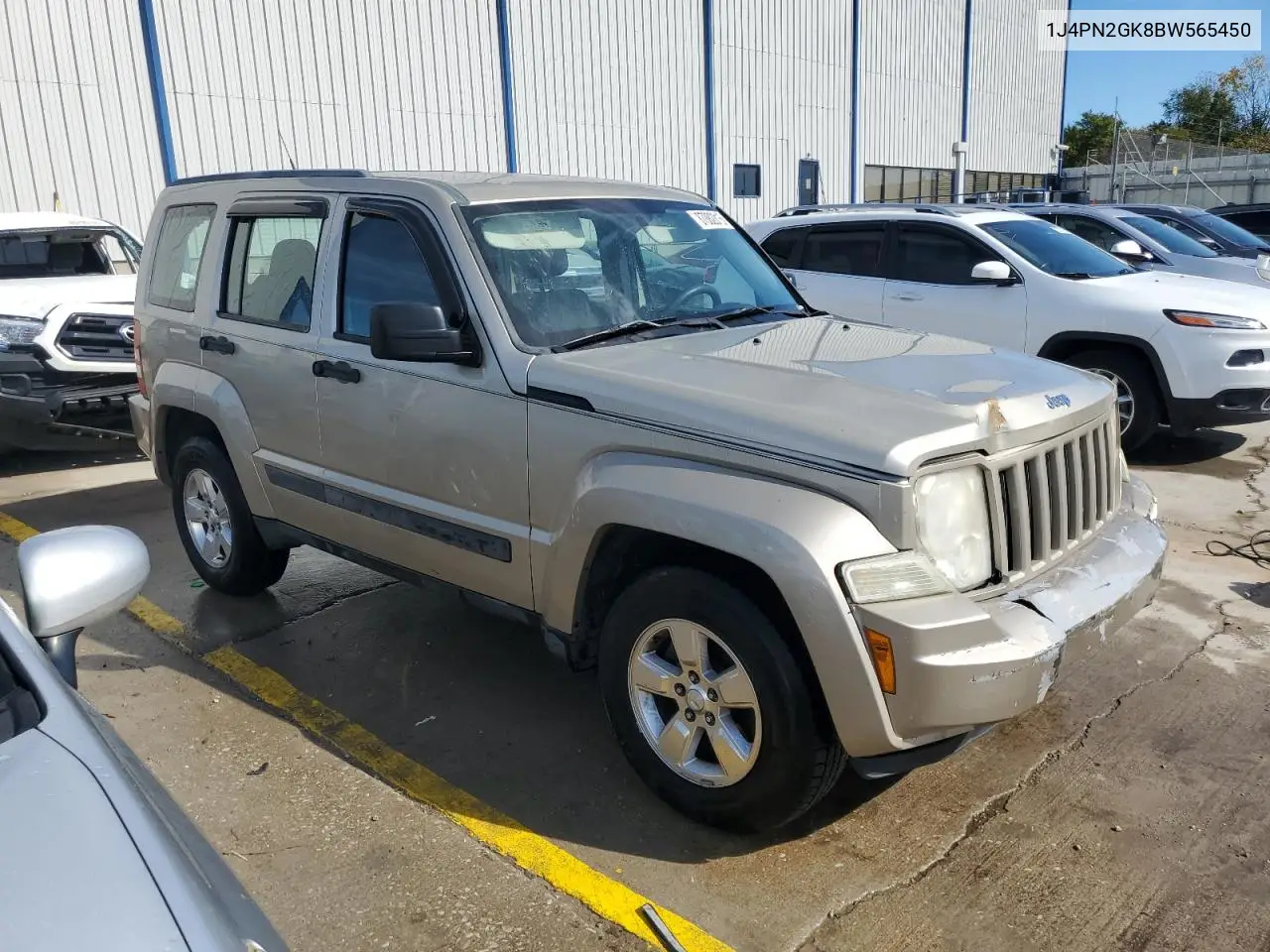 1J4PN2GK8BW565450 2011 Jeep Liberty Sport