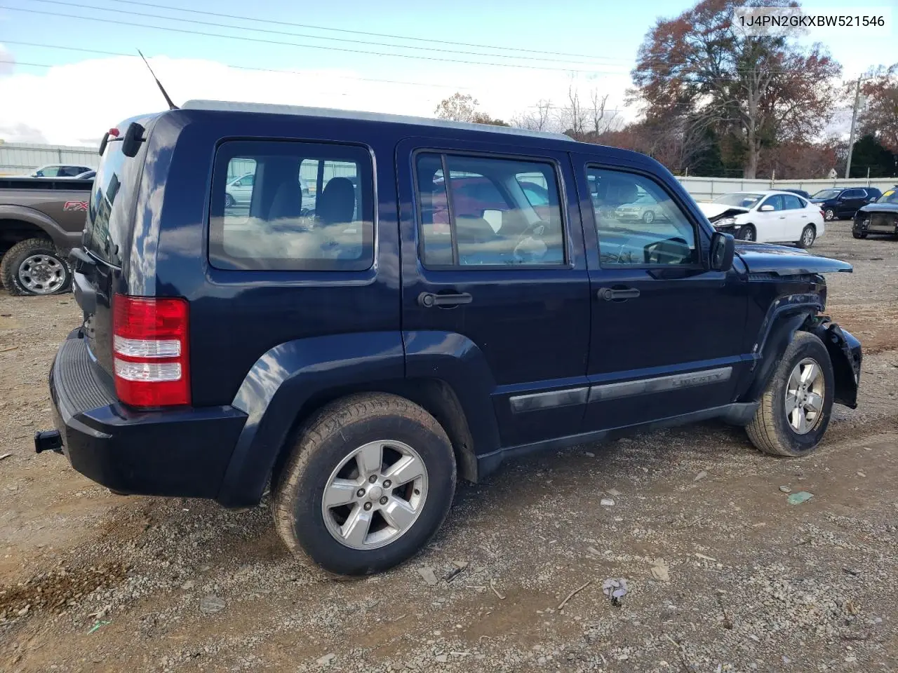 1J4PN2GKXBW521546 2011 Jeep Liberty Sport