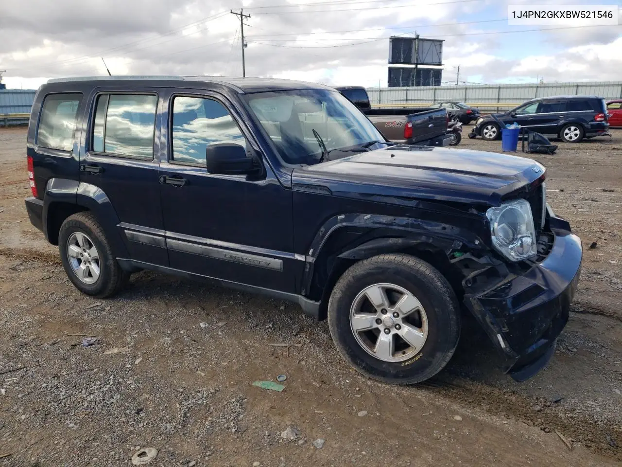 1J4PN2GKXBW521546 2011 Jeep Liberty Sport