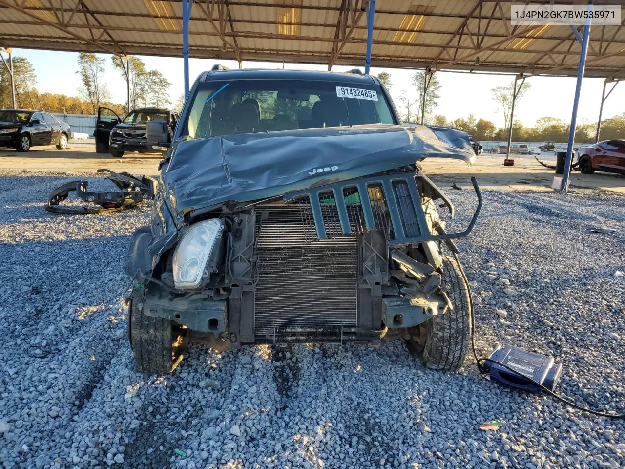 1J4PN2GK7BW535971 2011 Jeep Liberty Sport